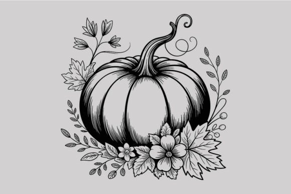 Autumn Pumpkin Harvest SVG.Fall Pumpkin Review