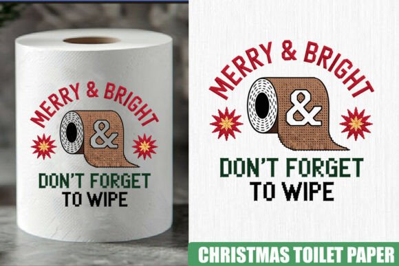 Christmas Toilet Paper Svg File