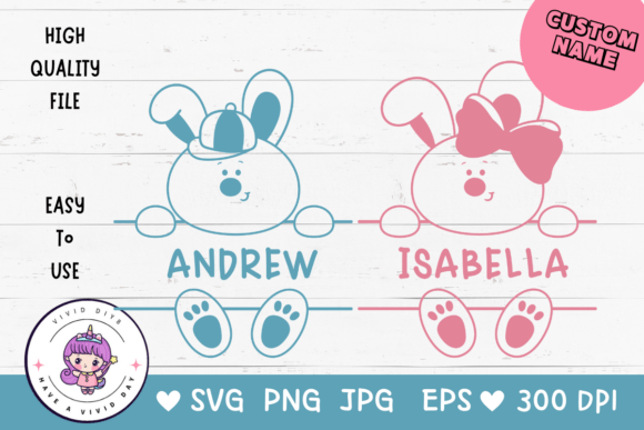 Easter Custom Name Bunny SVG Cricut Kid Review