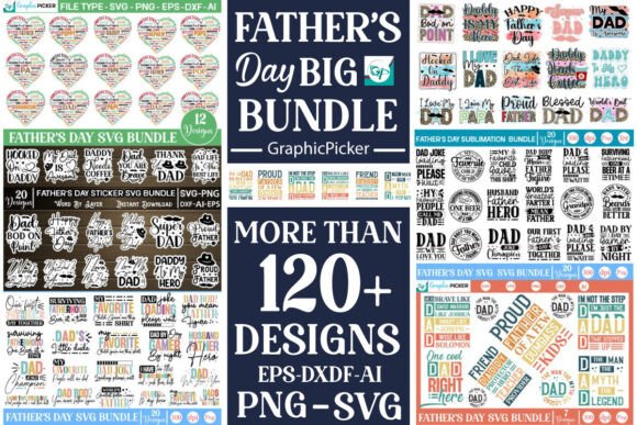 Father s Day Mega SVG Bundle, Father s