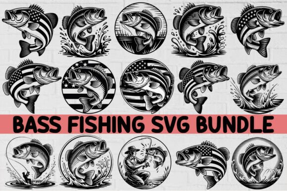 Fishing Svg Bundle.25 Designs Fisherman Review