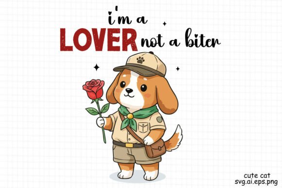 I m a Lover Not a Biter SVG PNG Design Review