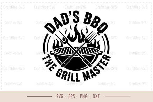 Kitchen Sign SVG - Dad s BBQ Review