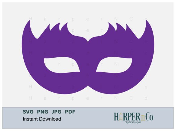 Mardi Gras Mask, SVG, PNG, Cut File 1 Review