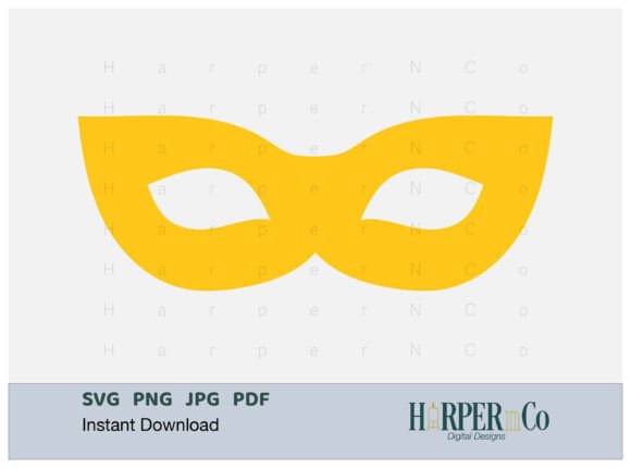 Mardi Gras Mask SVG, PNG, Cut File 10 Review