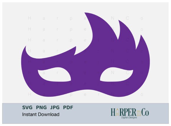 Mardi Gras Mask SVG, PNG, Cut File 9 Review