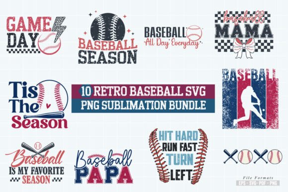Retro Baseball SVG Sublimation Bundle Review